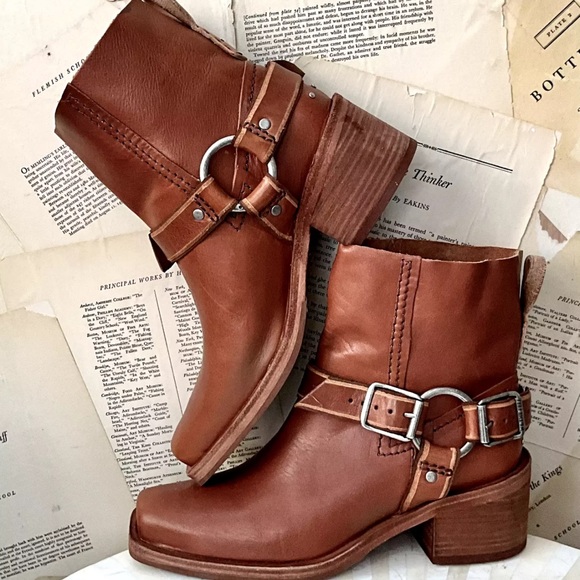 Free People We The Free Briggs Crop Rider Boot Eucalyptus Tan Brown - Picture 10 of 12